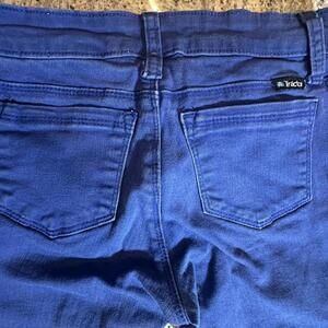 Tractor Girls Size 14 Royal Blue Skinny Stretch Jeans